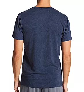 Cotton Stretch Crew Neck T-Shirt Mood Indigo L