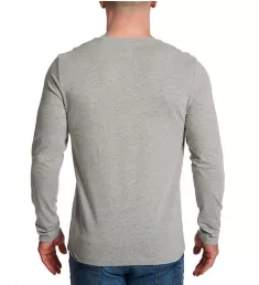 Cotton Stretch Long Sleeve Crew Neck T-Shirt HEG L