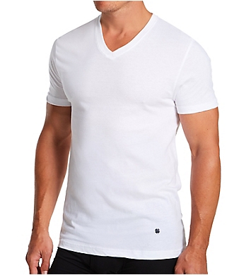 Lucky Cotton V-Neck T-Shirt - 3 Pack