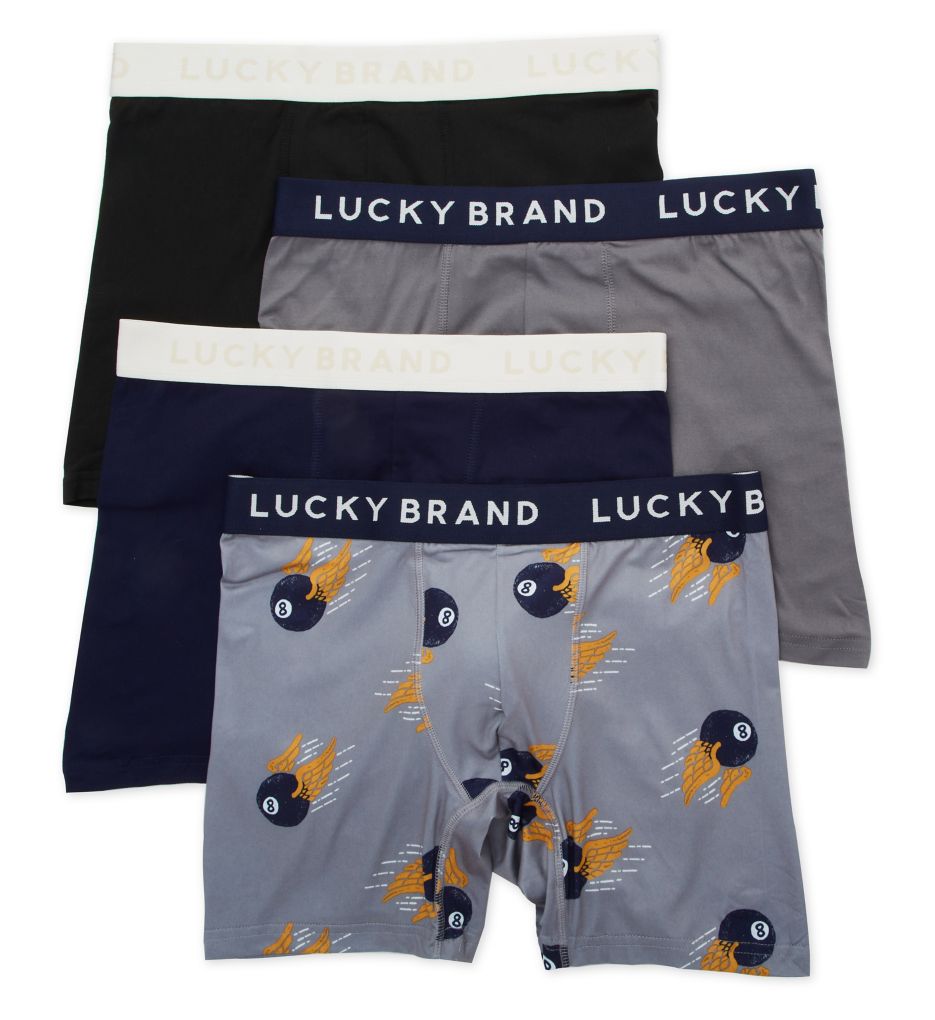 Image of Lucky Essential Soft Boxer Briefs - 4 Pack