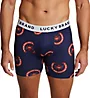 Lucky Essential Soft Boxer Briefs - 4 Pack Indigo/Pearl/Red/Print S  - Image 1