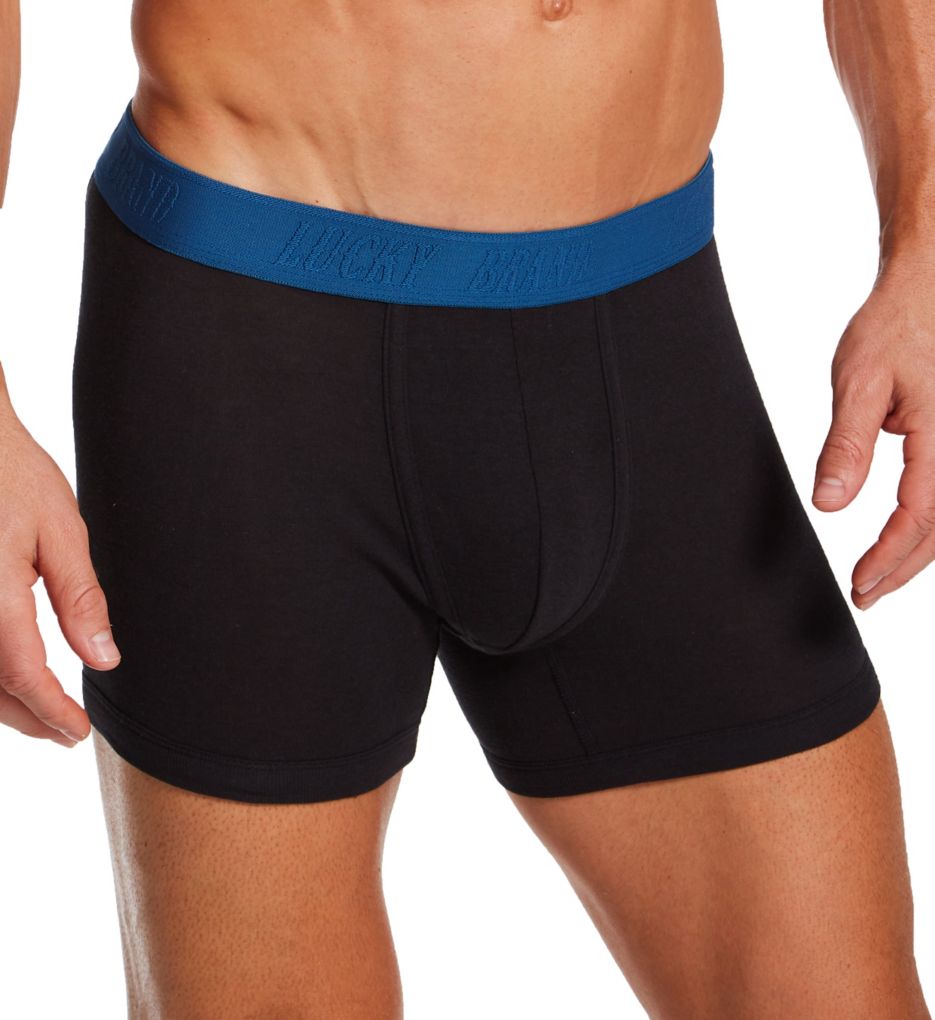 Cotton Viscose Boxer Briefs - 3 Pack-gs