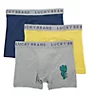 Lucky Desert Nomad Cotton Stretch Boxer Briefs - 3 Pack Blue/Print/Loden Frost S  - Image 4