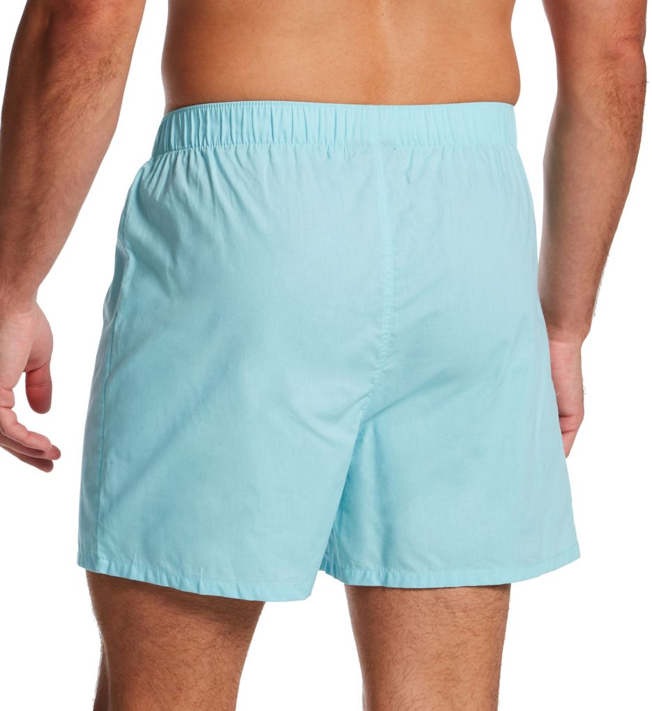 Lucky Cotton Woven Boxers - 3 Pack Plaid/Indigo/Sea M  - Image 2