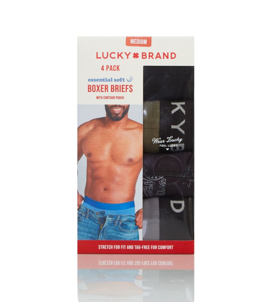 Lucky Essential Soft Boxer Briefs - 4 Pack 241PB25 - Image 3