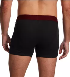 Cotton Viscose Blend Boxer Briefs - 3 Pack Jet Black XL