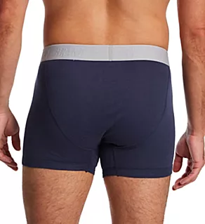 Cotton Viscose Blend Boxer Briefs - 3 Pack Mood Indigo XL