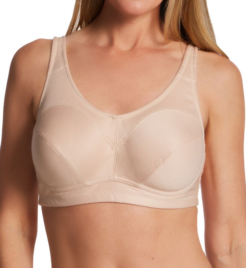 Women's Lunaire 12011 Cool Max High Impact Sports Bra (Nude 36C) 