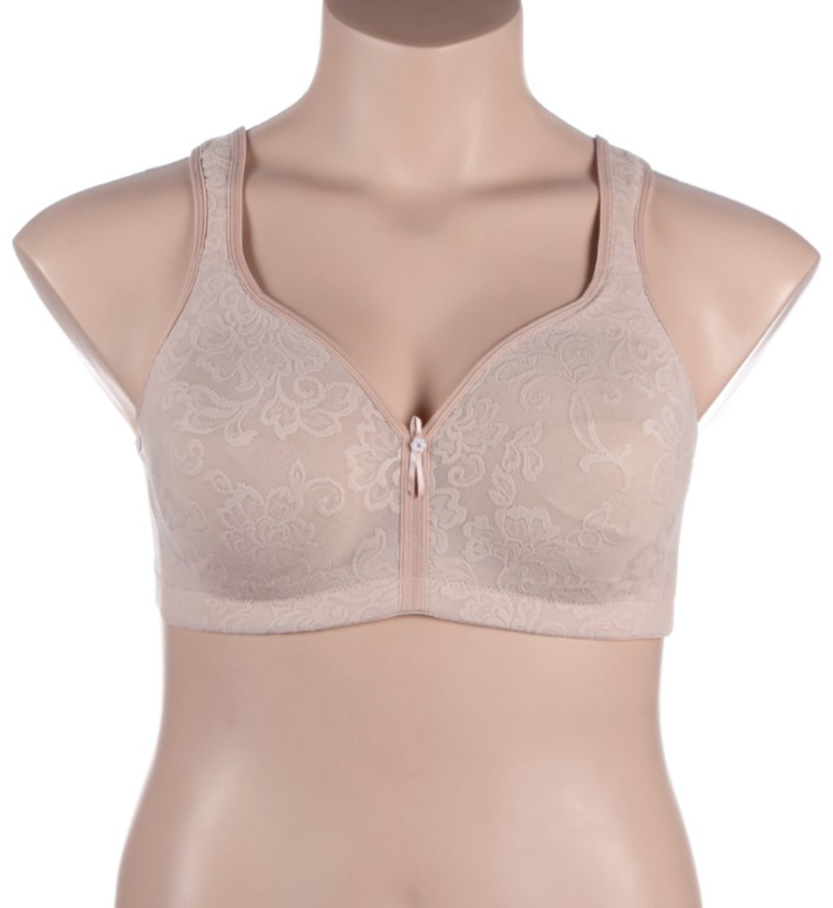 Versailles Seamless Jacquard Soft Cup Bra Nude 32DDD by Lunaire