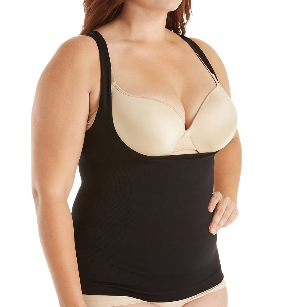 Lunaire (2068659): Lunaire 4160HL Plus Size Seamless Wear Your Own Bra Camisole (Black 4X) Lunaire (2068659): Lunaire 4160HL Plus Size Seamless Wear Your Own Bra Camisole (Black 4X)