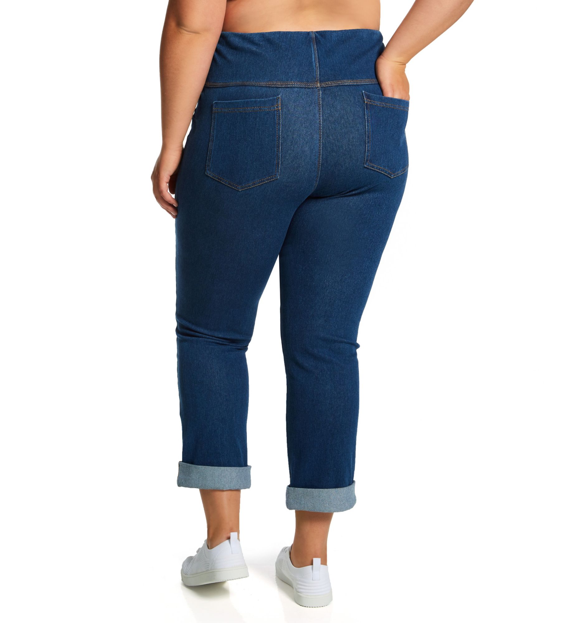 Lysse Leggings Plus Boyfriend Denim Shaping Straight Leg Legging 1450X - Image 2