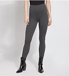 Center Seam Ponte Shaping Pant Charcoal S