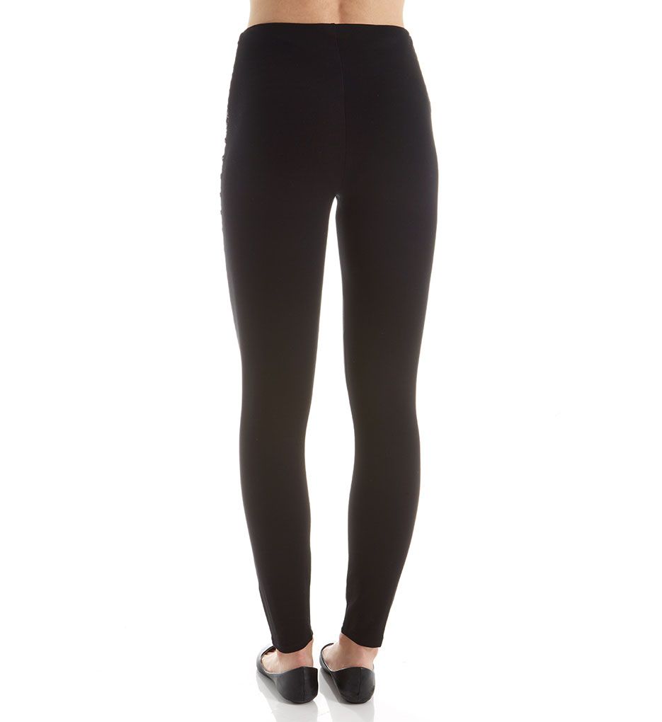 Dakota Vegan Leather Detail Legging