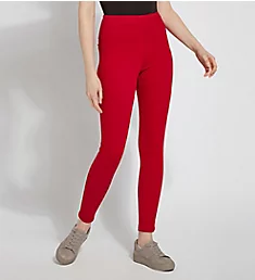Tooth Pick Denim Shaping Legging Glossy Red S