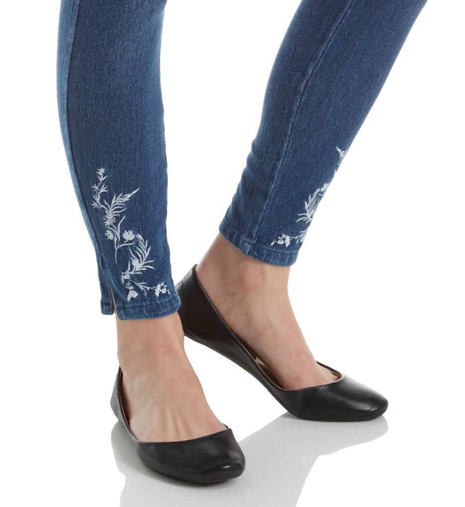 Cooper Denim Legging with Slits-cs1