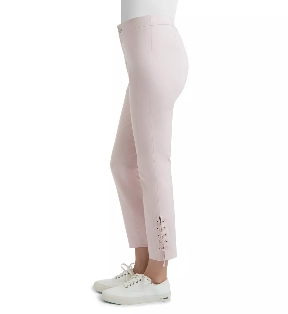 Lace Up Twill Ankle Legging Blush S