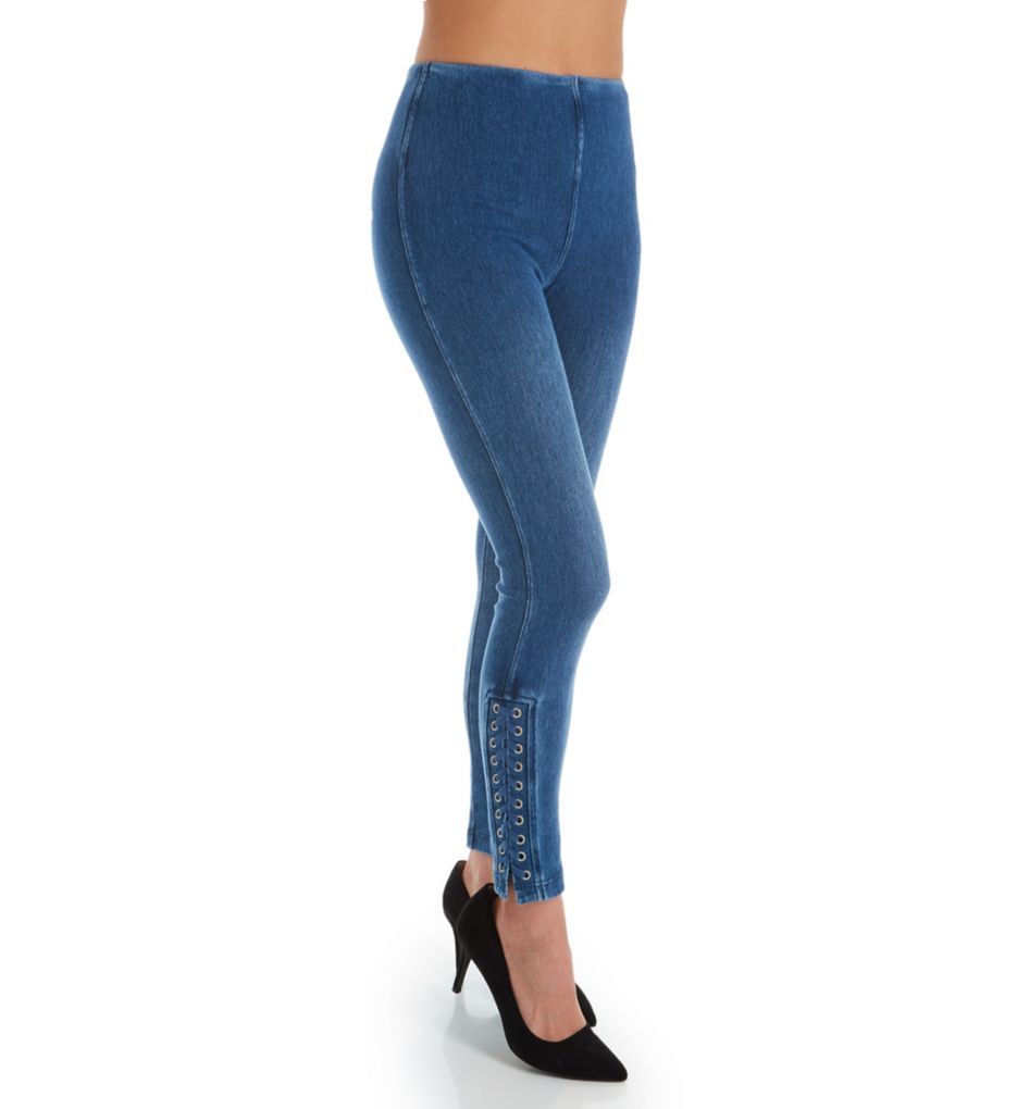 Laced Denim Legging-gs