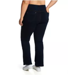 Plus Size Baby Bootcut Denim Legging Indigo 1X