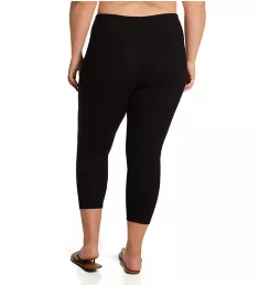 Plus Flattering Cotton Crop Legging