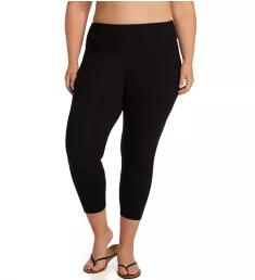 Plus Flattering Cotton Crop Legging