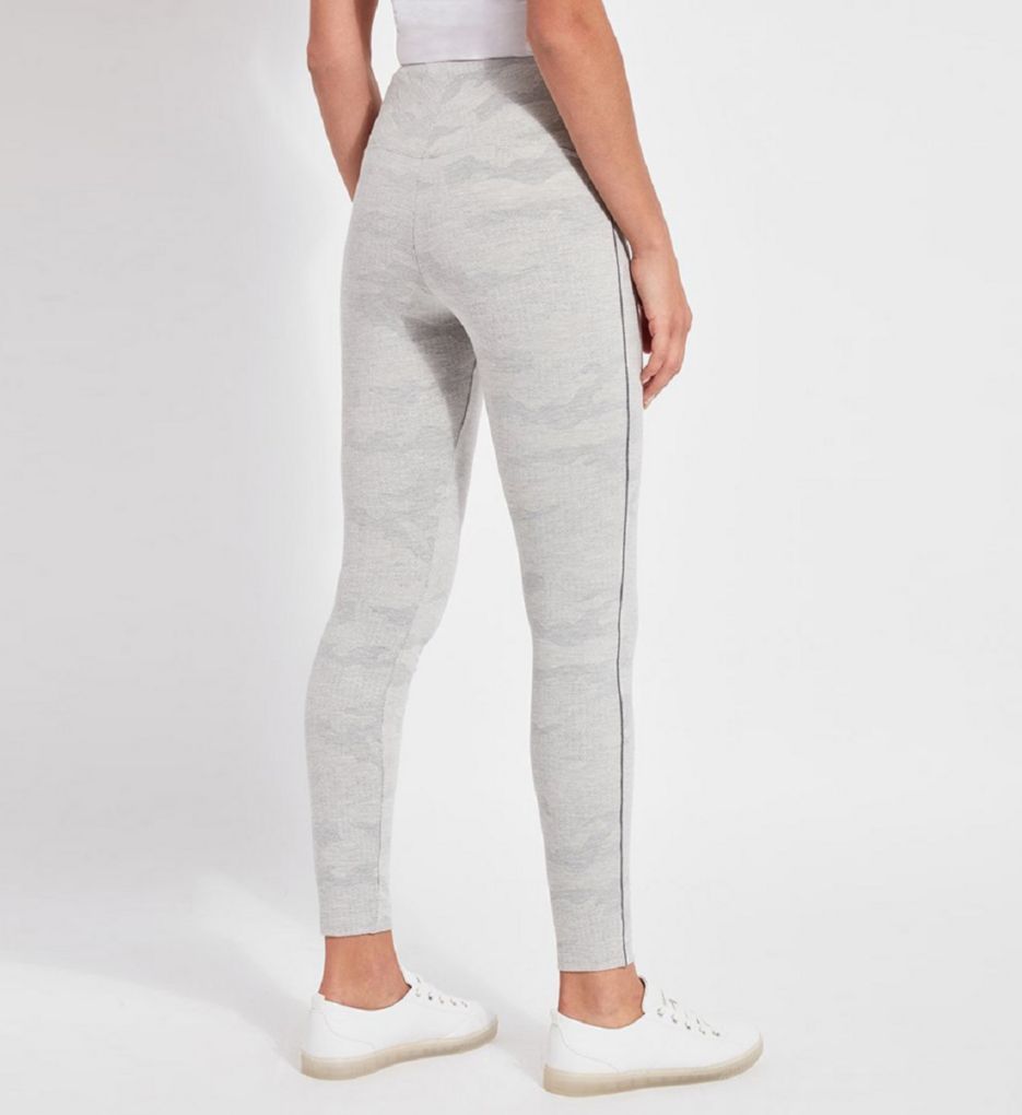 Cotton Jacquard Legging Heather Grey L by Lysse Leggings