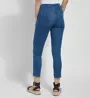 Lysse Leggings Evelyn Split Denim Crop Shaping Legging 2445 - Image 2