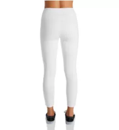 Lynette Scallop Edge Shaping Denim Legging White M