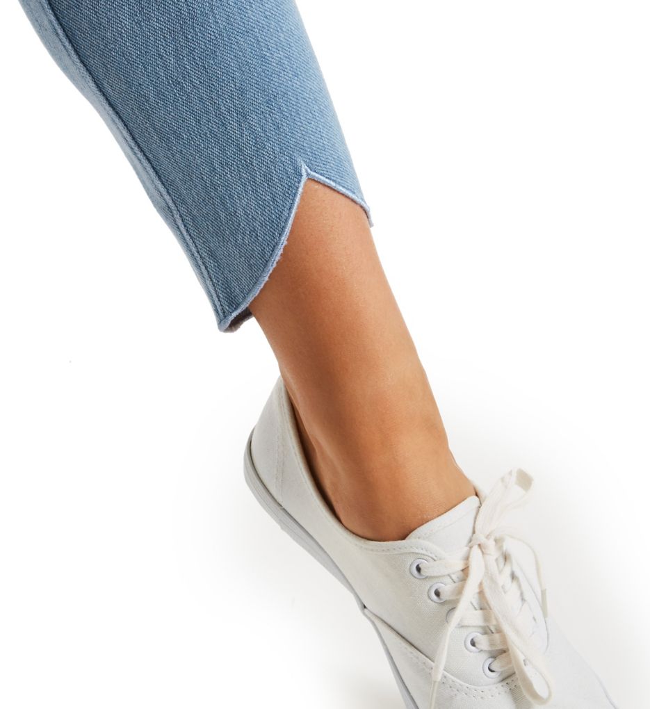 Scallop Edge Ankle Denim Legging