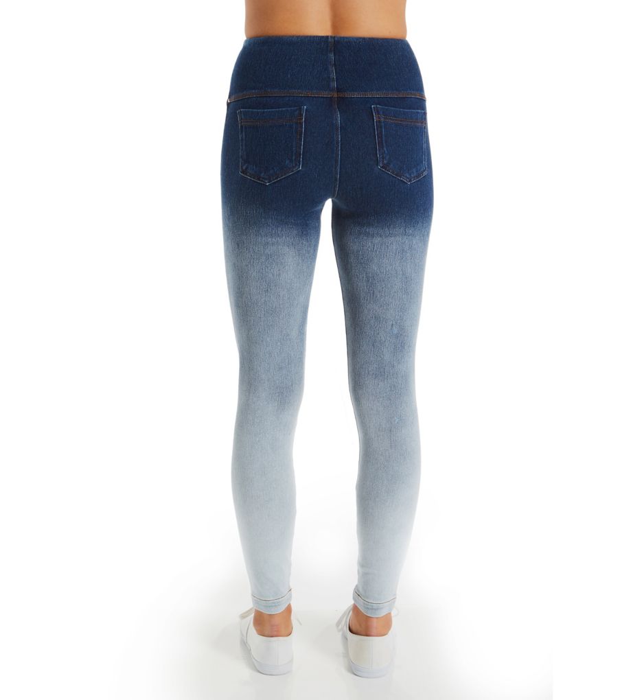 Ombre Toothpick Denim Shaping Legging-bs