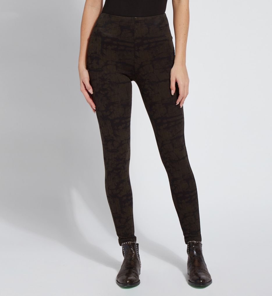 Plus High Waist Vegan Leather Legging