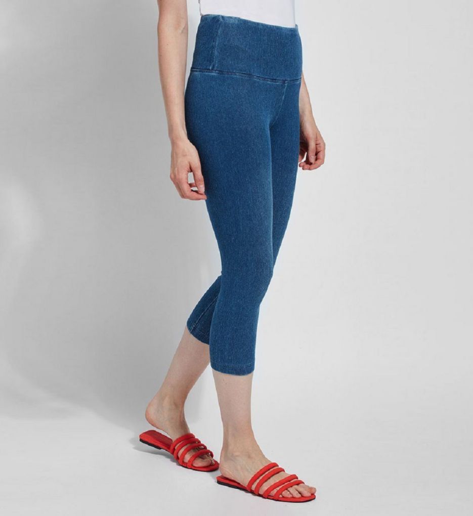 Lysse Stretch Denim Capri Pants