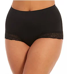 Dream Tummy Squeezer Panty with Lace Black L