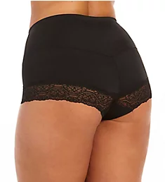 Dream Tummy Squeezer Panty with Lace Black L