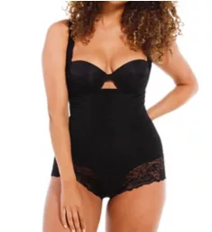 Luxury & Lace Super Control Torsette Body Briefer Black S