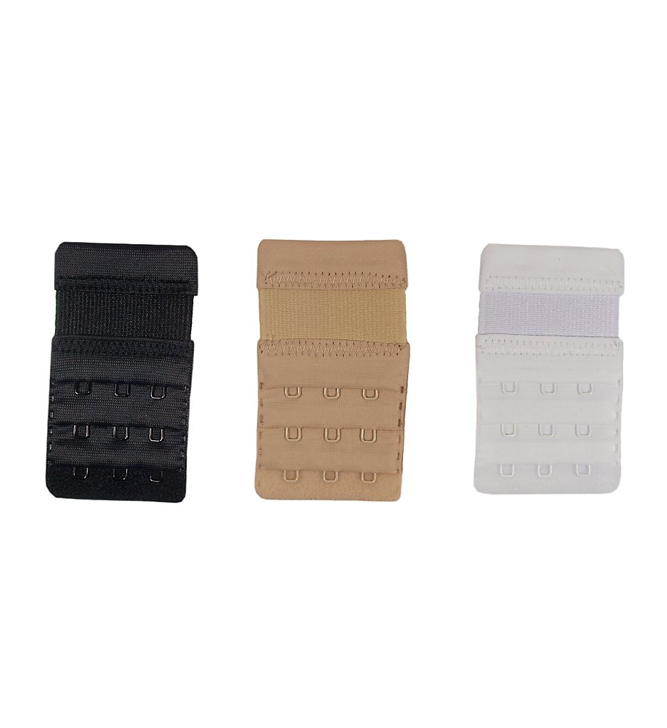 Bra Extenders Assorted Color Pack - 3 Pack Assorted 3 Hook by Magic  Bodyfashion
