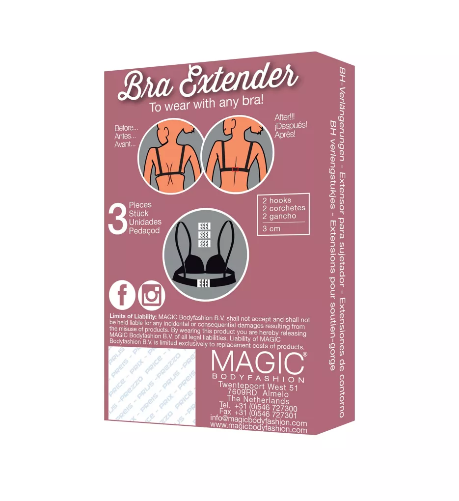 Magic Bodyfashion Bra Extenders Assorted Color Pack - 3 Pack 38BE - Image 4