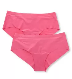 Dream Invisibles Hipster Panty - 2 Pack Pink Ribbon L