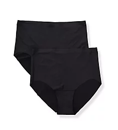 Dream Invisibles Brief Panty - 2 Pack Black S