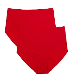 Dream Invisibles Brief Panty - 2 Pack Hollywood Red S