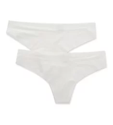 Dream Invisibles Thong Panty - 2 Pack Snow White M
