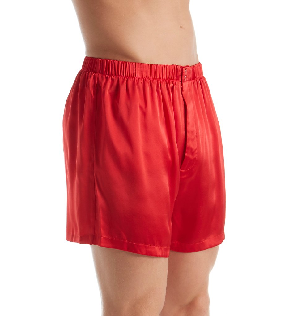 Magic Silk 2204 Silk Charmeuse Boxer (Red)