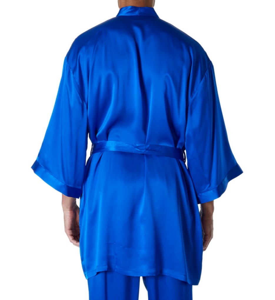 Silk Charmeuse Kimono Robe