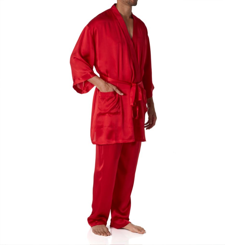 Silk Charmeuse Kimono Robe-cs2