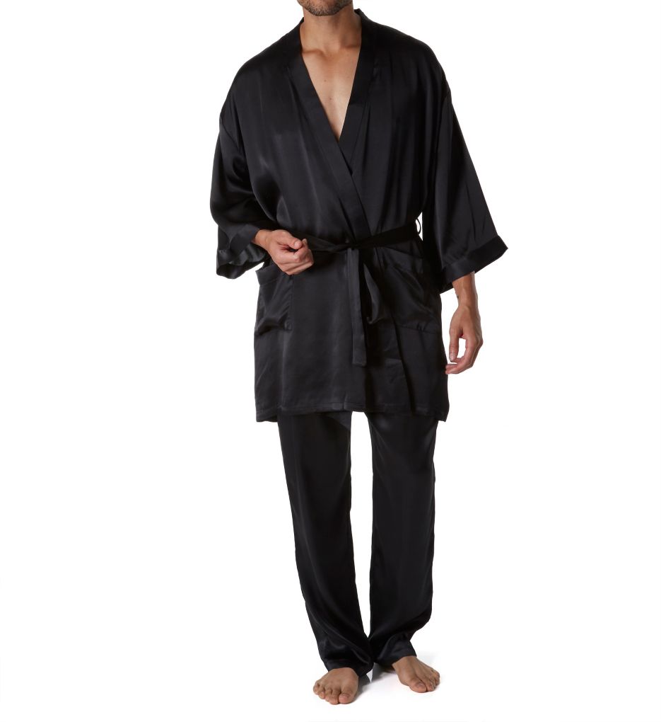 Silk Charmeuse Kimono Robe-cs4
