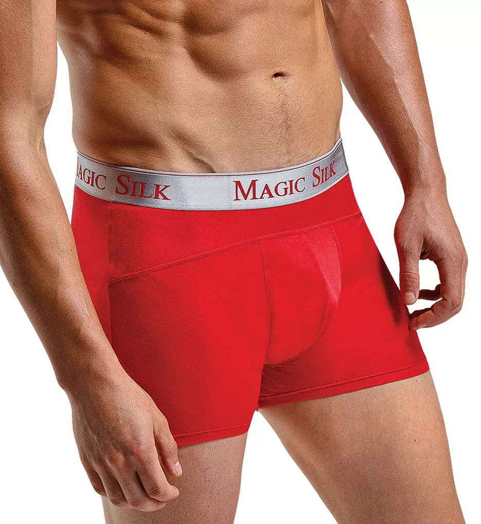 Magic Silk Bikini Brief 6606 Red Mens Underwear