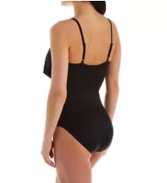 Solid Isabel Underwire One Piece Swimsuit Black 8