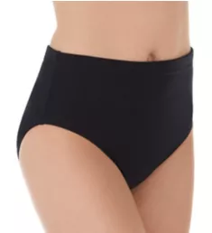 Solid Jersey Classic Brief Swim Bottom Black 8