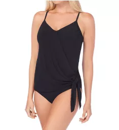 Solid Alex Underwire Tankini Swim Top Black 8