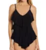 MagicSuit Solid Rita Wireless Ruffle Tankini Swim Top 6006044 - Image 1