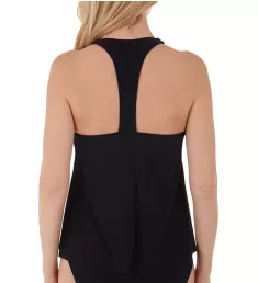 Solid Taylor Underwire Tankini Swim Top Black 8